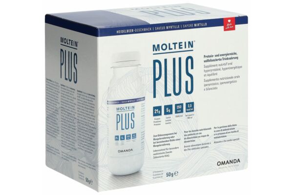 Moltein PLUS 2.5 Heidelbeere 6 Fl 50 g