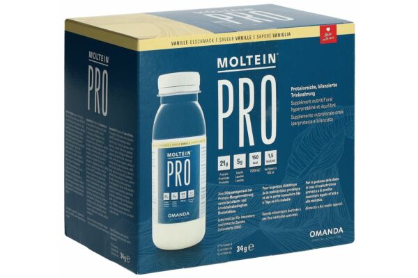 Moltein PRO 1.5 vanille 6 fl 34 g