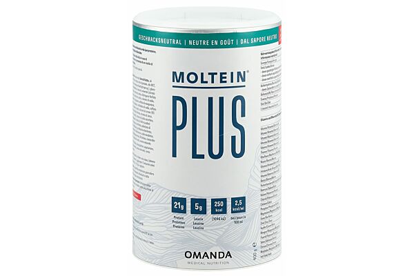 Moltein PLUS 2.5 goût neutre bte 400 g