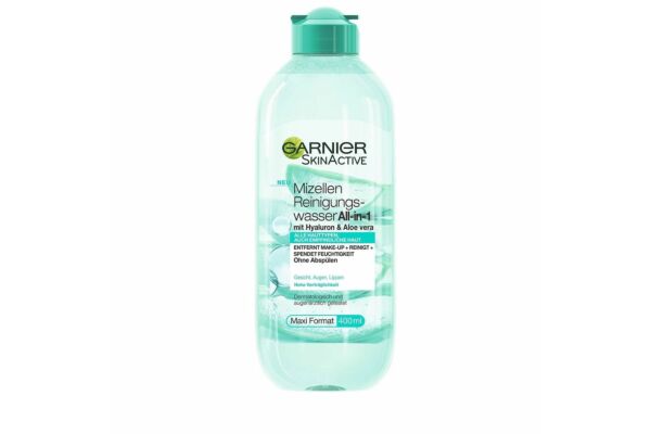 Garnier Skin Solution Micellaire Tout en 1 Hyaluron & Aloe Vera fl 400 ml