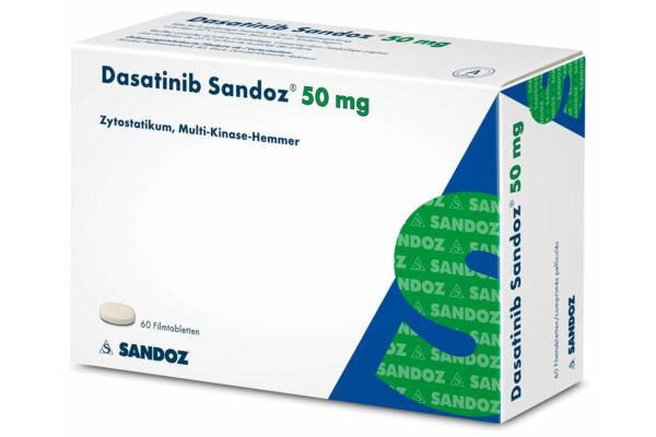 Dasatinib Sandoz cpr pell 50 mg 60 pce