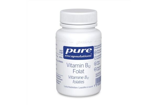 Pure Vitamin B12 Folat Lutschtabl Schweiz Ds 90 Stk