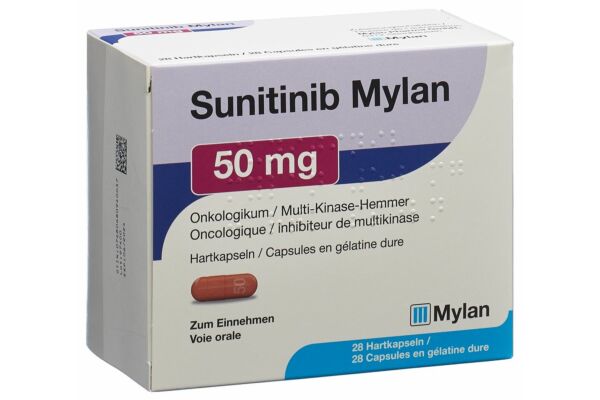 Sunitinib Mylan caps 50 mg 28 pce