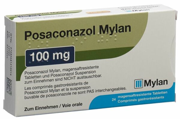 Posaconazol Mylan Filmtabl 100 mg 24 Stk