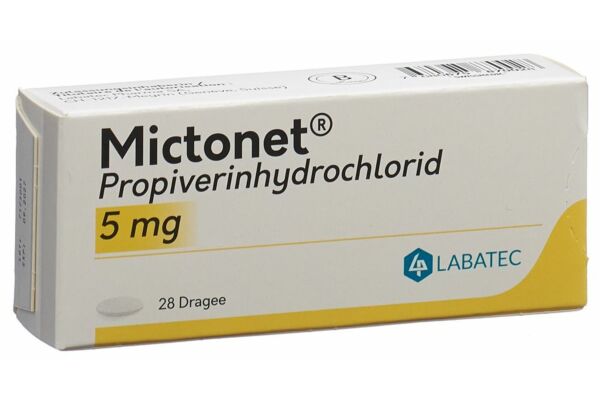 Mictonet drag 5 mg 28 pce