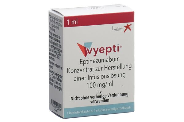 Vyepti Inf Konz 100 mg/ml Durchstf 1 ml