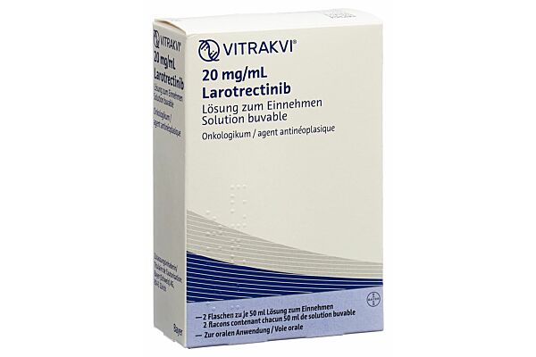 Vitrakvi Lös 20 mg/ml 2 Fl 50 ml