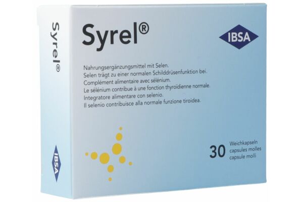 Syrel capsules molles avec sélénium 30 pce