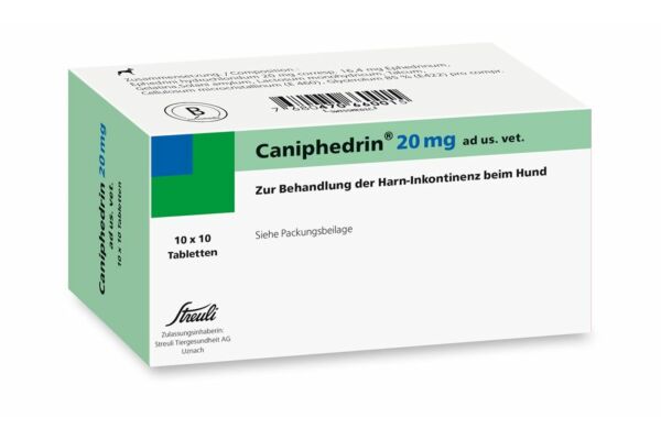 Caniphedrin cpr 20 mg ad us vet. 100 pce