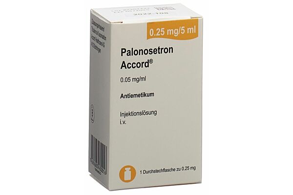 Palonosetron Accord sol inj 0.25 mg/5ml flac 5 ml