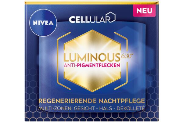 Nivea Cellular Luminous630 Anti-Tâches Pigmentaires Soin de Nuit pot 50 ml