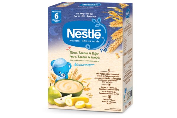 Nestlé Milchbrei Pyjama Birne Banane & Hafer 6 Monate 450 g