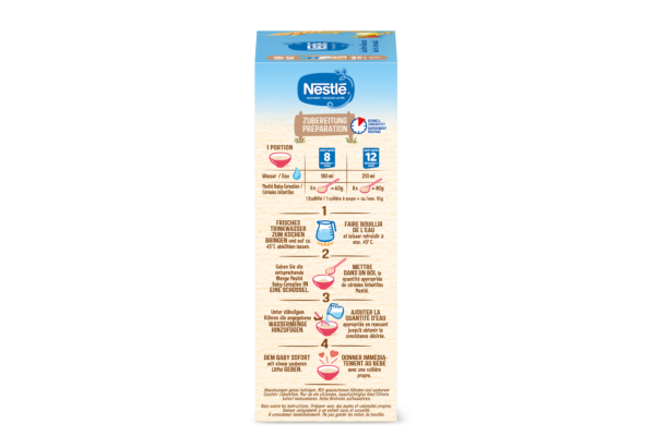 Nestlé Milchbrei Banane Erdbeere & Vollkorncerealien 8 Monate 450 g