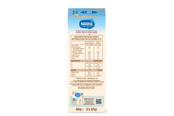 Nestlé Milchbrei Himbeere Banane & Vollkorncerealien 6 Monate 450 g