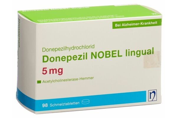 Donepezil NOBEL lingual Schmelztabl 5 mg 98 Stk