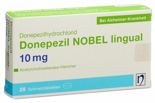 Donepezil NOBEL lingual Schmelztabl 10 mg 28 Stk