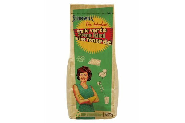 Starwax the fabulous Grüne Tonerde Btl 800 g