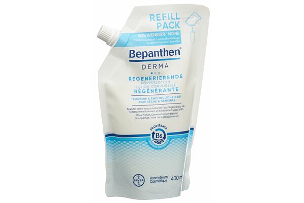 Bepanthen DERMA Lotion corporelle régénérante recharge 400 ml