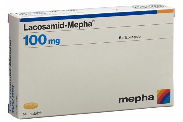 Lacosamid-Mepha Lactab 100 mg 14 pce