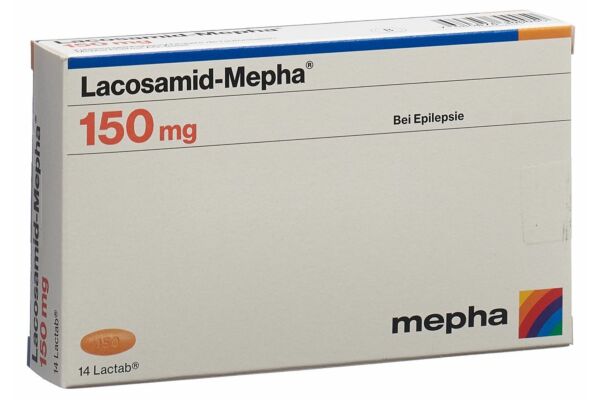 Lacosamid-Mepha Lactab 150 mg 14 Stk