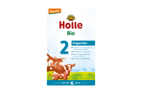 Holle lait de suite 2 pdr bio 600 g