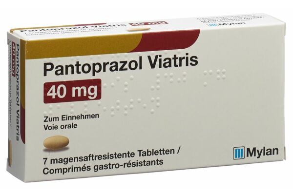 Pantoprazol Viatris cpr pell 40 mg 7 pce