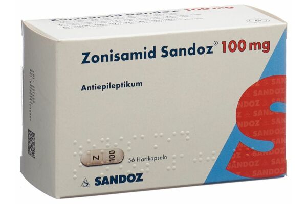 Zonisamid Sandoz Kaps 100 mg 56 Stk