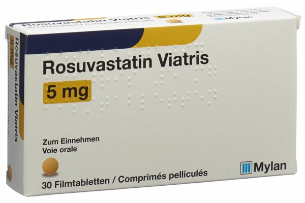 Rosuvastatin Viatris cpr pell 5 mg 30 pce