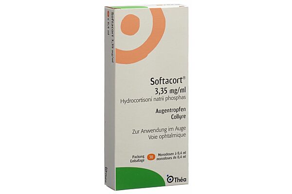 Softacort gtt opht 3.35 mg/ml 30 monodos 0.4 ml