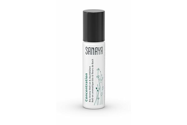 Sanaya Aroma & Bachblüten Roll on Concentration Bio 10 ml