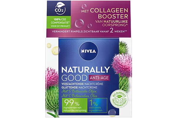 Nivea Naturally Good Anti-Age Crème de Nuit pot 50 ml