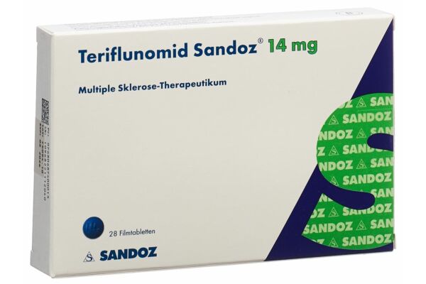 Teriflunomid Sandoz Sandoz Filmtabl 14 mg 28 Stk