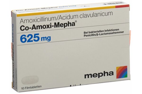 Co-Amoxi-Mepha cpr pell 625 mg 10 pce