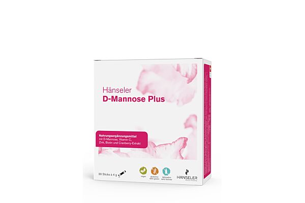 Hänseler D-Mannose Plus 30 stick 4 g