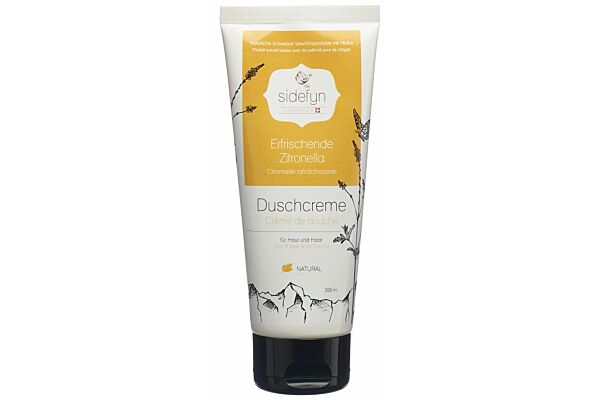 Sidefyn crème de douche citronnelle rafraîchissante tb 200 ml