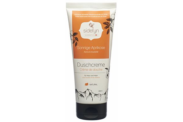 Sidefyn crème de douche abricot ensoleillé tb 200 ml