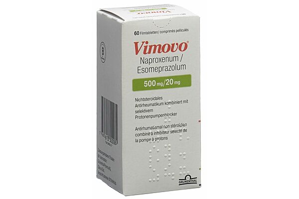 Vimovo Filmtabl 500mg/20mg Ds 60 Stk