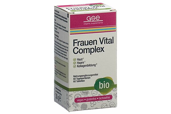 GSE Femmes Vital Complexe cpr bio verre 60 pce