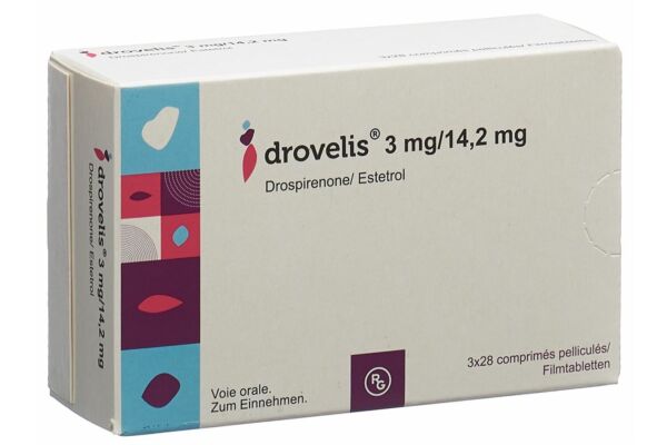 Drovelis cpr pell 3 mg/14.2 mg 3 x 28 pce