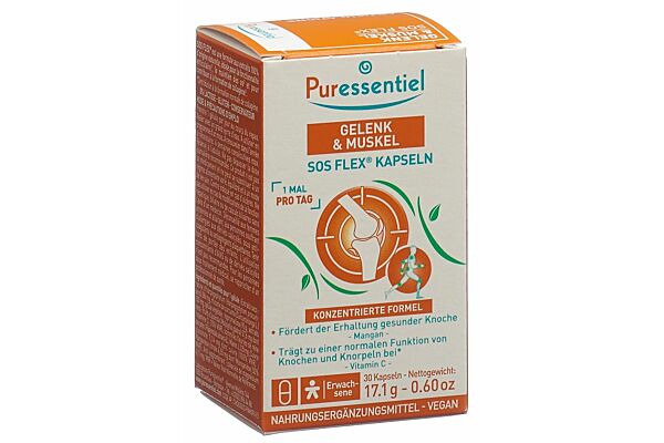 Puressentiel articulations & muscles SOS Flex caps bte 30 pce