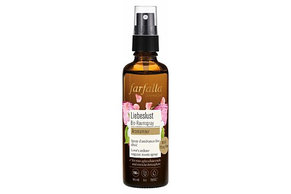 farfalla Spray ambiant bio Aromamour désir 75 ml