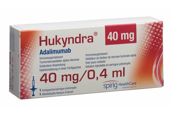 Hukyndra Inj Lös 40 mg/0.4ml Fertigspritze 0.4 ml