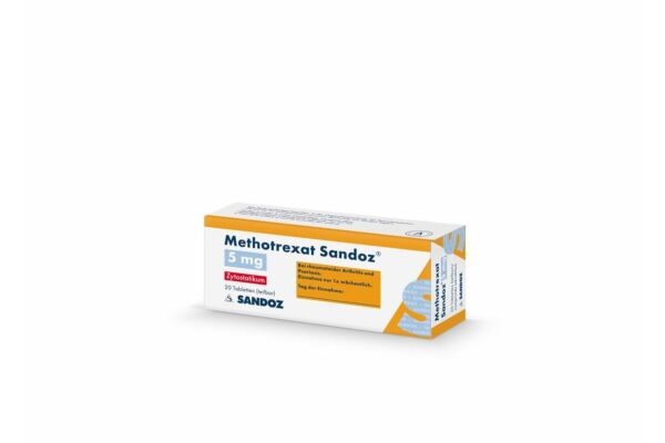 Methotrexat Sandoz Tabl 5 mg 20 Stk