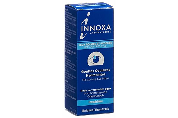 Gouttes oculaires hydratantes yeux rouges & fatigués Innoxa 10ml