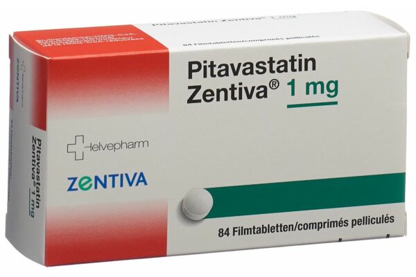 Pitavastatin Zentiva cpr pell 1 mg 84 pce