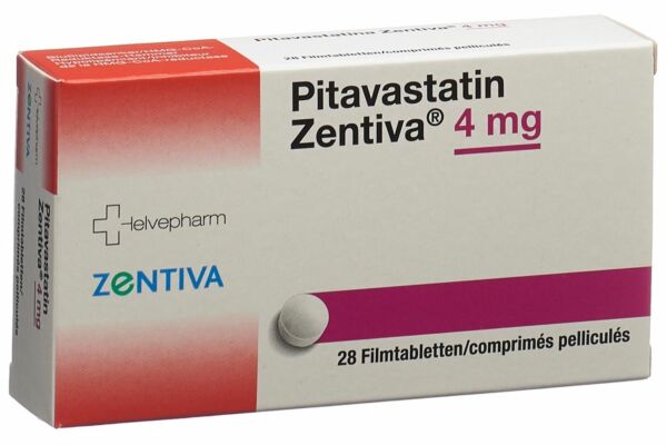 Pitavastatin Zentiva cpr pell 4 mg 28 pce