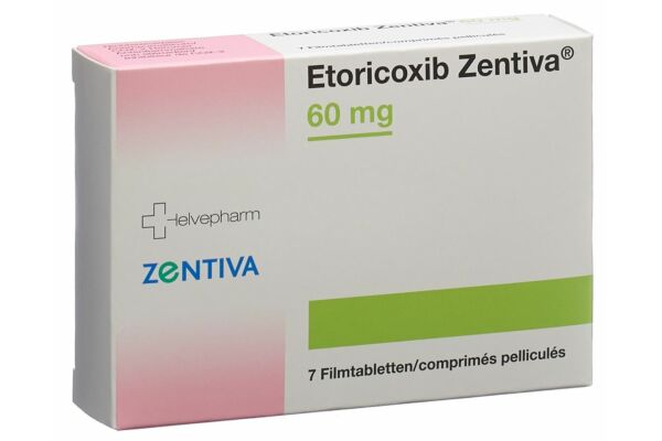 Etoricoxib Zentiva cpr pell 60 mg 7 pce