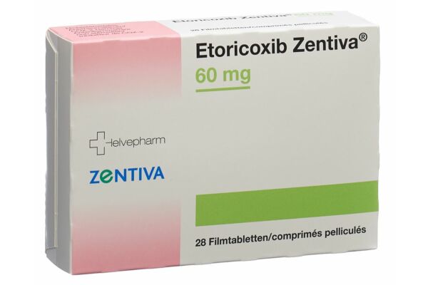 Etoricoxib Zentiva cpr pell 60 mg 28 pce