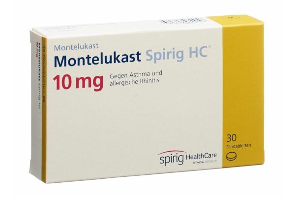 Montélukast Spirig HC cpr pell 10 mg 30 pce