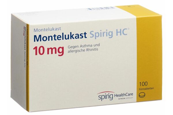 Montélukast Spirig HC cpr pell 10 mg 100 pce